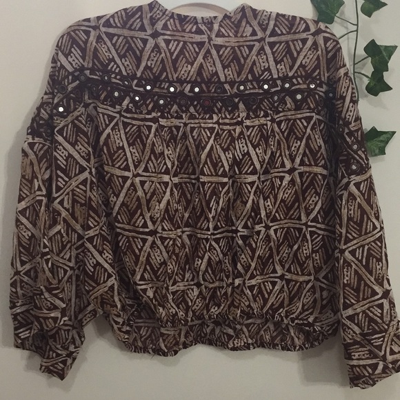 Free People Waverly Pattern Short Sleeve Top - Picture 6 of 14